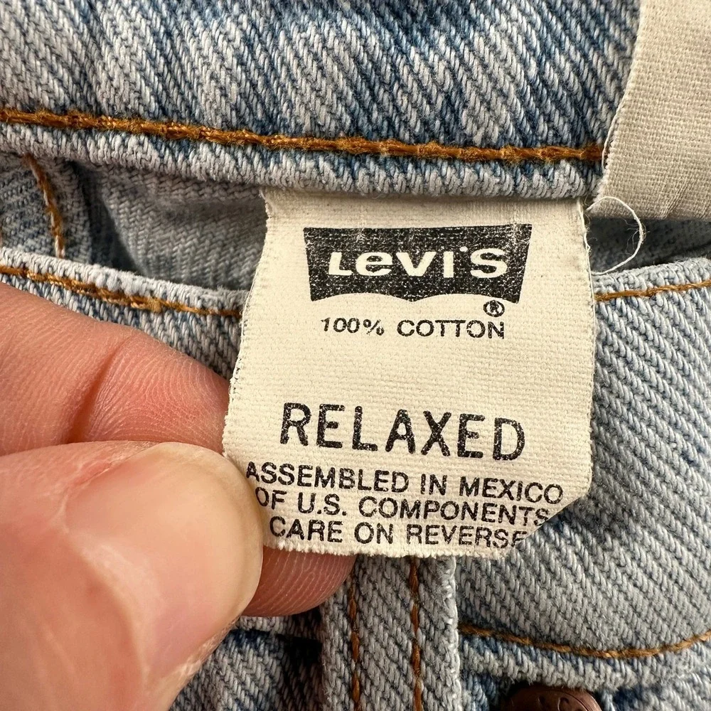 Vtg Levis 540 Jeans Mens 32x32(30x28 Fits)Relaxed Light‎ Wash Straight Leg 90's
